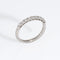 Bague 50 Tiffany & Co Forever - Bague alliance en platine 950 et diamants 58 Facettes G14223