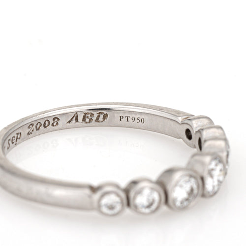 Bague 53 Tiffany & Co Jazz - Bague en platine 950 et diamants 58 Facettes G14226