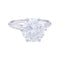 Bague 50 Solitaire - Bague en platine et or blanc avec diamant 2,30 ct 58 Facettes 32182