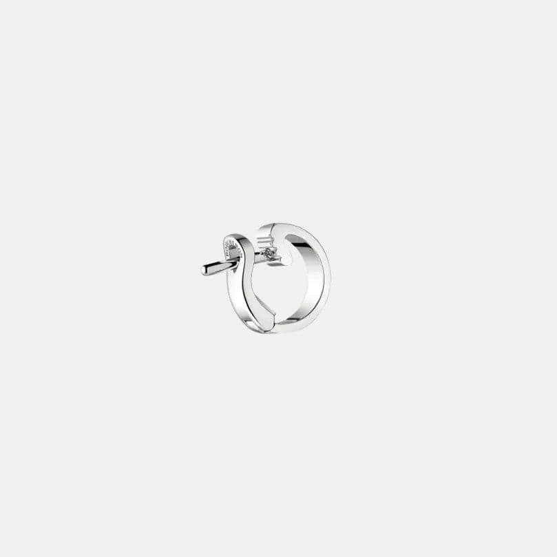 Boucles d'oreilles Quatre Or blanc Diamant 0.14ct
