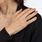 Bague 47 Cartier - Bague Double Cœur en or blanc et diamants 58 Facettes G7635