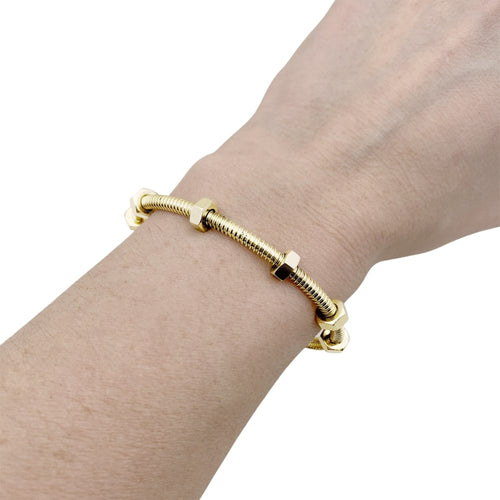 Bracelet Cartier Écrou - Bracelet jonc ouvrant en or rose 58 Facettes 35318