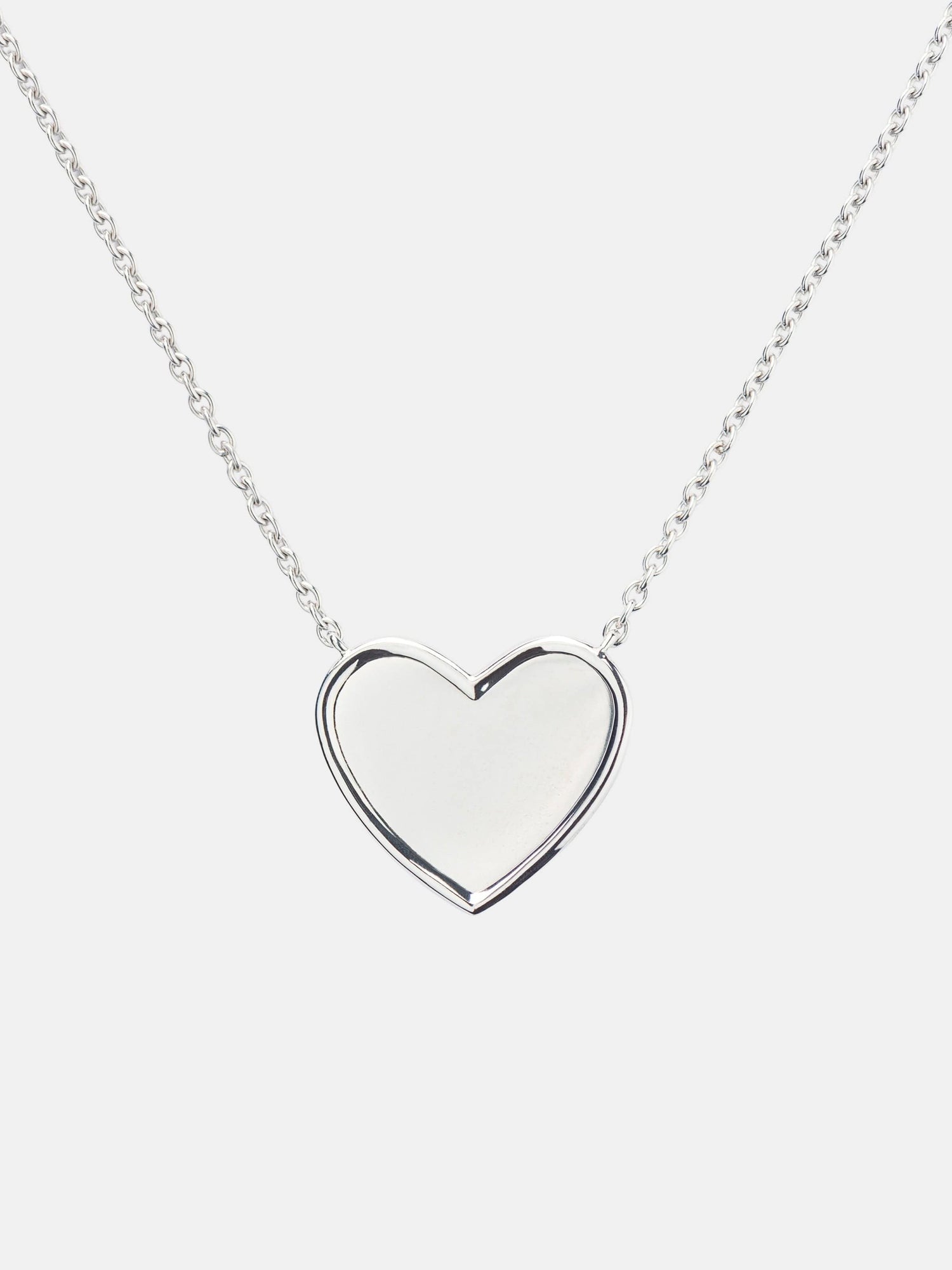 Collier L'Attrape-Coeur Or blanc Diamant 0.03ct
