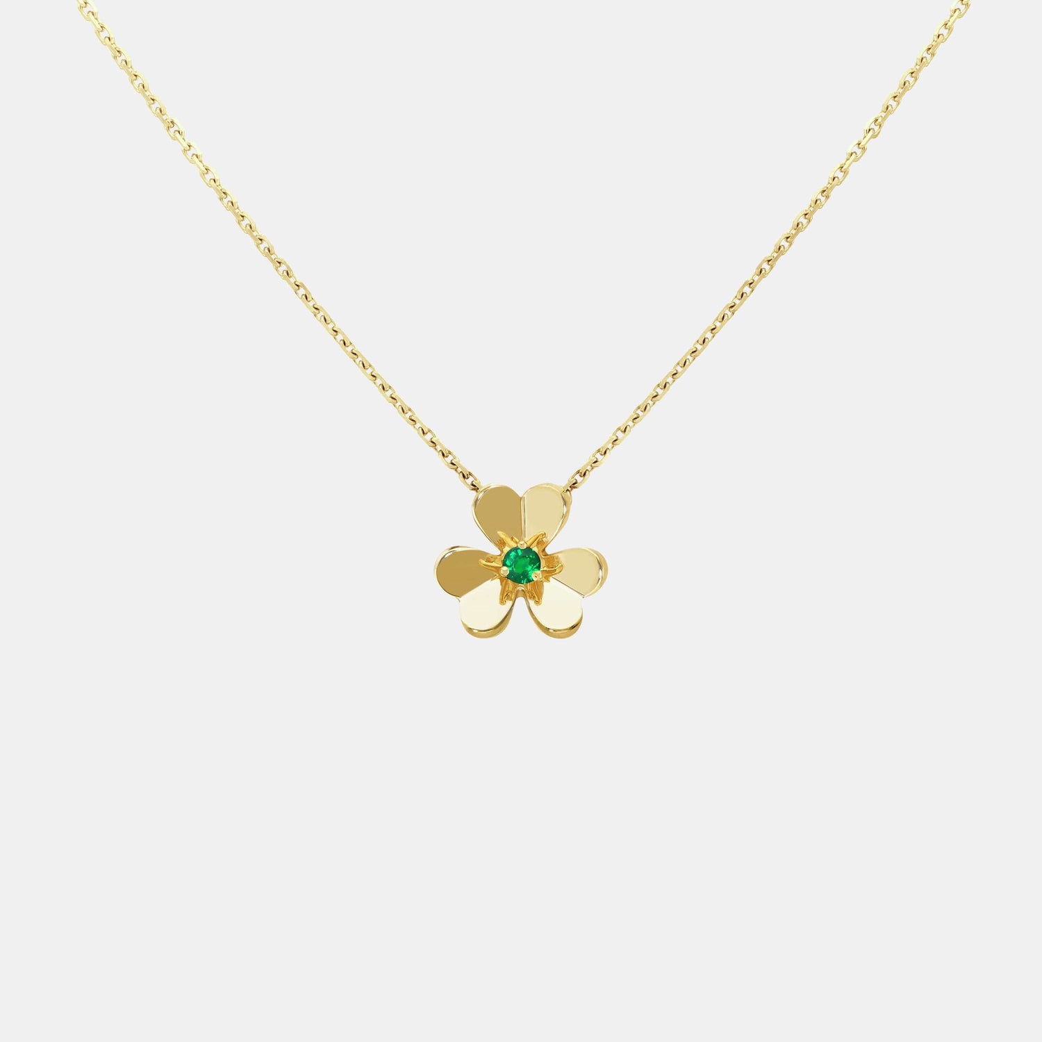 Pendentif Frivole Or jaune Émeraude 0.05ct