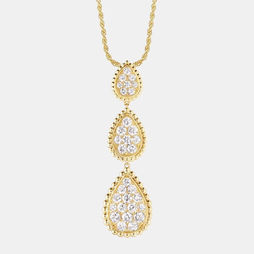 Pendentif Serpent Bohème Or jaune Diamant 1.3ct, Motif XS, S et M