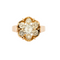 Bague 56 Bague motif floral sertie de diamants 58 Facettes 127207160538