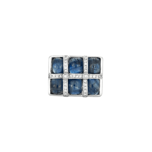 Bague 52 Bague en or gris saphirs et diamants 58 Facettes 240 333