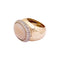Bague 54 Bague en or rose 18 carats, corail « peau d’ange » et diamants 58 Facettes 34884