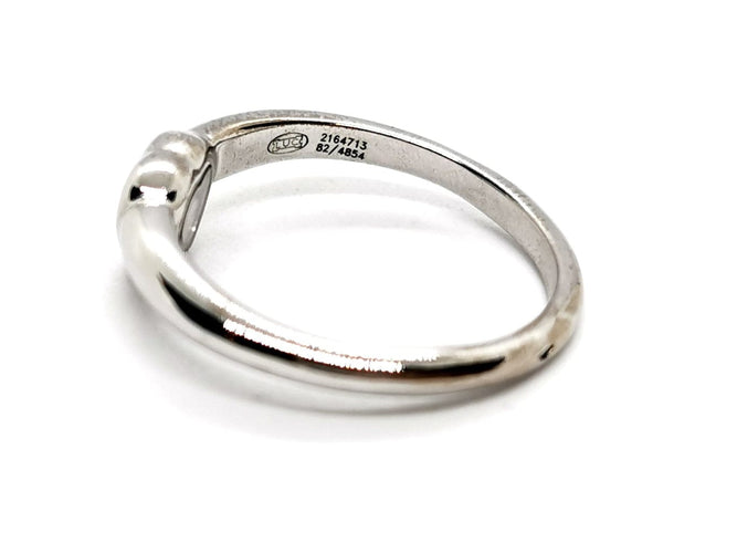 Bague 65 Chopard Bague Coeur Happy Diamonds Or blanc Diamant 58 Facettes 1160016CN