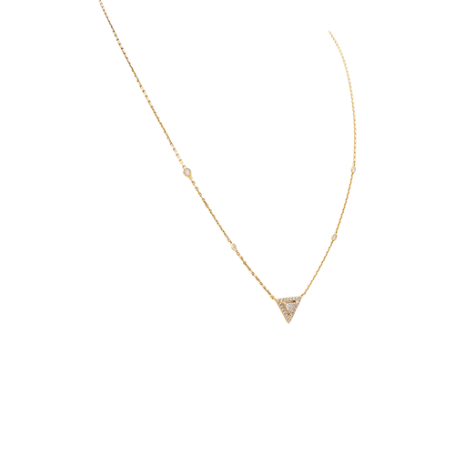Collier Messika Théa - Collier en or rose et diamants 58 Facettes 35299
