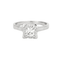 Bague 48 Bague platine et or gris avec diamant 58 Facettes GU58