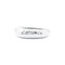 Bague 52 Chaumet Anneau - Bague jonc bombée en or blanc 750 58 Facettes 35248