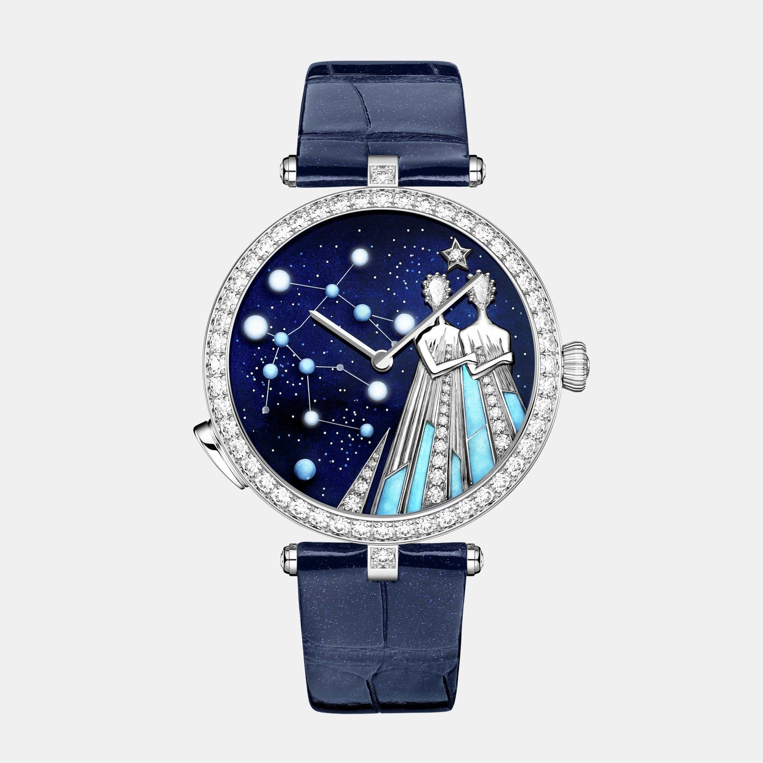 Montre Zodiaque Or blanc Diamant 6.86ct