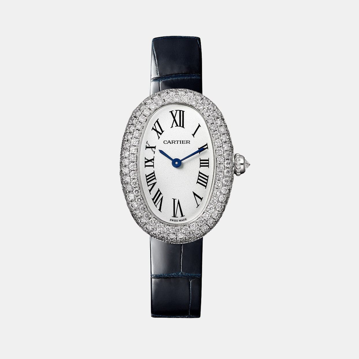Montre Baignoire Or blanc 