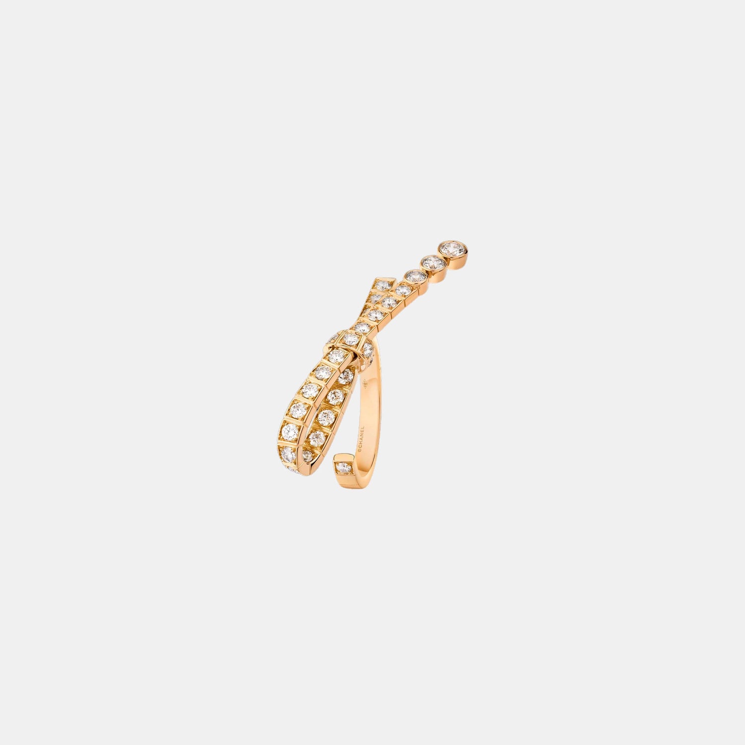 Bague Ruban Or Diamant