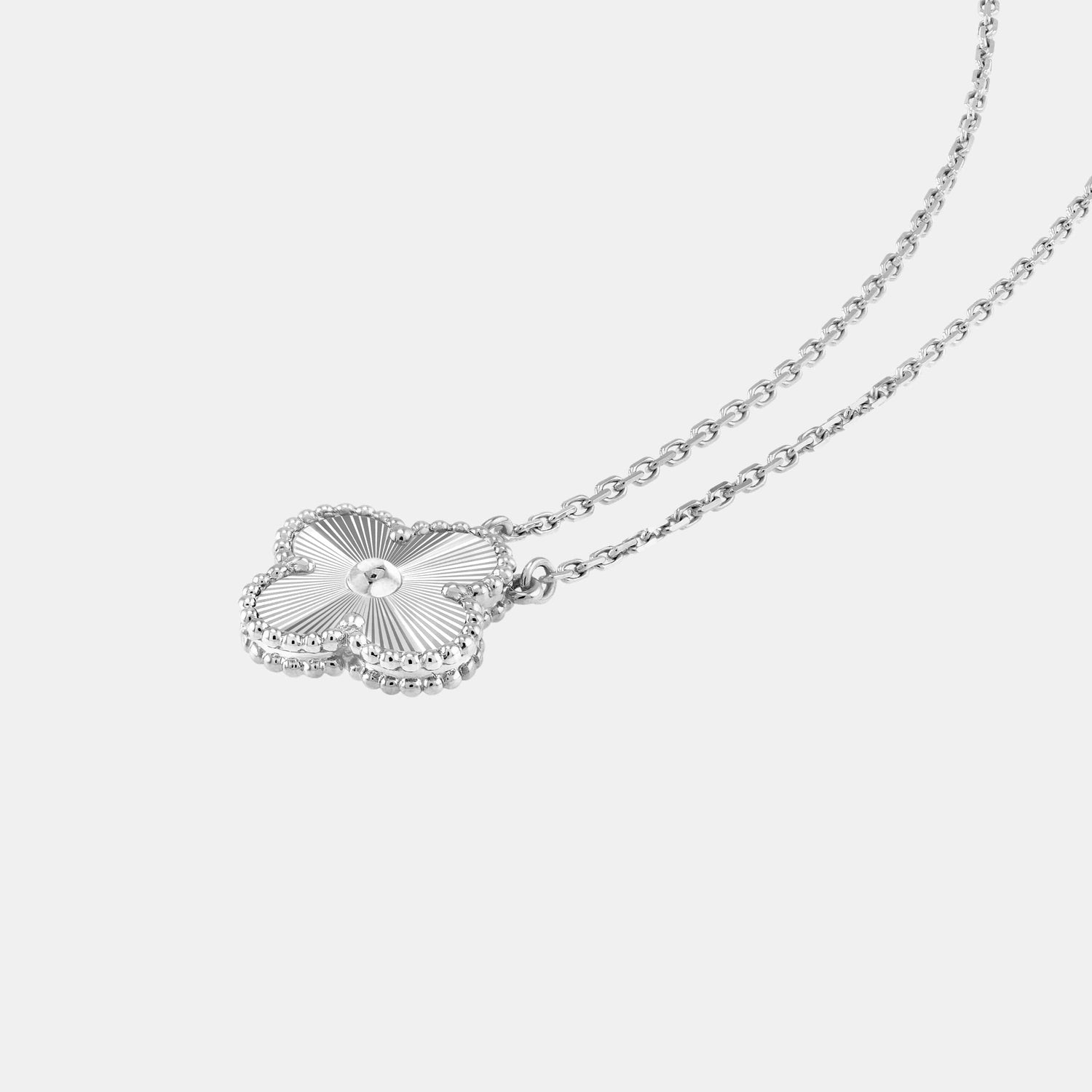 Pendentif Vintage Alhambra Or blanc  