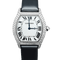 Montre Cartier Tortue - Montre en or blanc et diamants sur satin 58 Facettes 28025