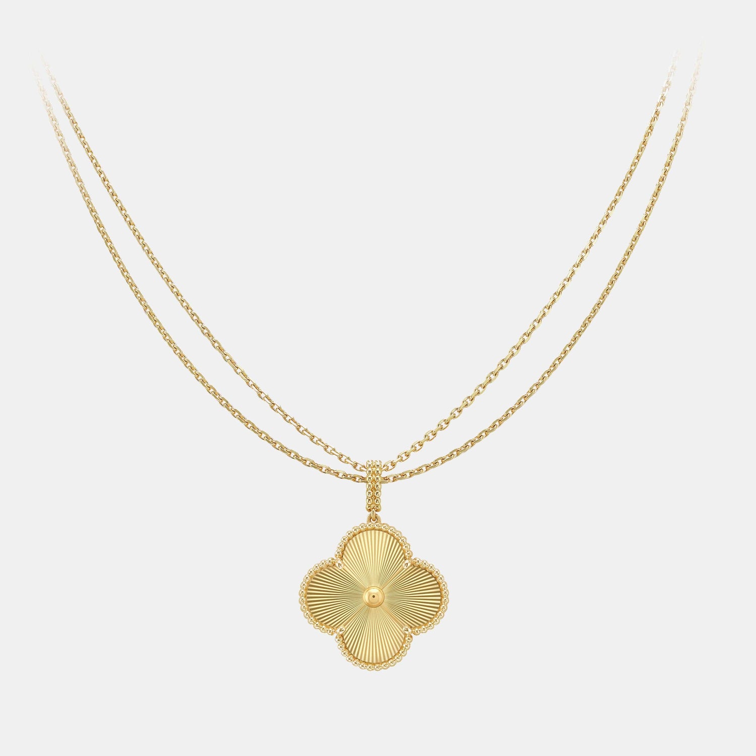 Collier Magic Alhambra Or jaune 1 motif