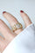 Bague 52 Van Cleef & Arpels - Bague jonc en or jaune et diamants 58 Facettes