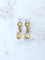 Boucles d'oreilles Boucles d'oreilles pendantes goutte en or jaune et citrine 58 Facettes