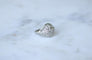 Bague 51.5 Bague dôme Art déco en platine et diamants 1,30 ct 58 Facettes