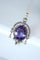 Pendentif Pendentif ancien en or jaune 18k, argent, améthyste, perles fines et diamants 58 Facettes