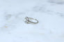 Bague 55.5 Bague marguerite Art Déco en or blanc 18k, perle bouton et diamants 58 Facettes