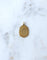 Pendentif Médaille - Médaille Vierge Marie « Virgo fidelis » en or jaune 18 kt 58 Facettes