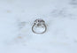 Bague 53 Bague Art Déco octogonale en platine et diamants 0,65 ct 58 Facettes