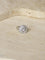 Bague 53 Bague Art Déco octogonale en platine et diamants 0,65 ct 58 Facettes