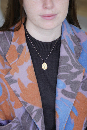 Pendentif Médaille - Médaille Vierge Marie « Virgo fidelis » en or jaune 18 kt 58 Facettes