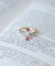 Bague 54 Bague Toi et Moi Belle Époque en or jaune 18k, platine, rubis et diamants 58 Facettes