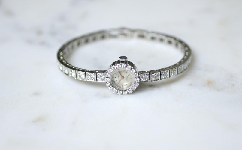 Montre Astral - Montre bracelet sertie de diamants en or blanc 18k 58 Facettes