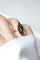 Bague 55 Bague marquise en or rose 18kt et grenats sur paillon 58 Facettes