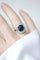Bague 54 Bague Pompadour Art Déco en or rose 18k et platine, saphir et diamants 58 Facettes