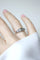Bague 51 Bague jarretière en or rose 14Kt et argent, diamants taillés en table et rose 58 Facettes