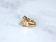 Bague 55 Bague ancienne chinoise pivotante en or jaune 21kt et émail 58 Facettes