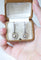 Boucles d'oreilles Boucles d’oreilles dormeuses goutte Art Déco en or jaune et blanc et diamants 58 Facettes