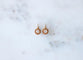 Boucles d'oreilles Boucles d'oreilles dormeuses taille ancienne coussin en or rose et diamants 58 Facettes