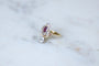 Bague 56 Bague Duchesse Belle Époque en or jaune 18k, platine, rubis et diamants 58 Facettes