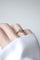 Bague 55 Bague marguerite ancienne en or rose 18kt et platine et diamants 58 Facettes