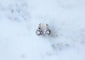 Boucles d'oreilles Boucles d’oreilles marguerite en or rose 18k et diamants 58 Facettes