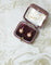 Boucles d'oreilles Boucles d'oreilles dormeuses taille ancienne coussin en or rose et diamants 58 Facettes