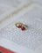 Bague 57 Bague Toi et Moi en or jaune 18k, platine, rubis et diamants 58 Facettes