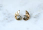 Boucles d'oreilles Boucles d’oreilles coquillage en or rose 18 ct et diamants 58 Facettes