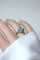 Bague 55 Bague dôme Art déco en or rose et platine, émeraudes et diamants 58 Facettes