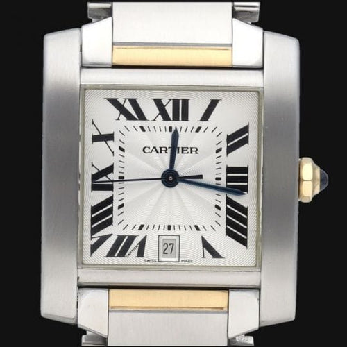Montre Cartier Montre Tank Française Gm 58 Facettes MT43970