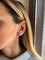 Boucles d'oreilles Boucle d’oreille - Pendante en or rose 14K, perles et diamants 58 Facettes