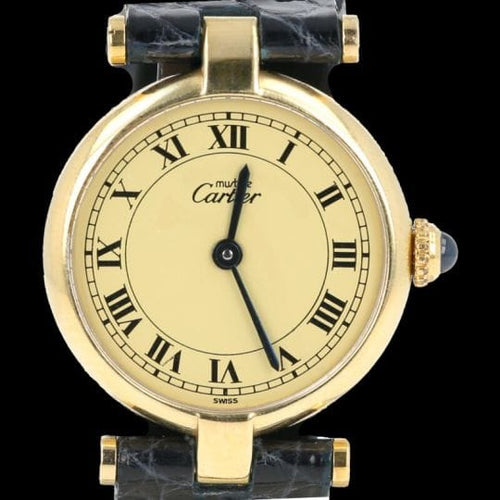 Montre Cartier Montre Must De Cartier Vermeil 58 Facettes MT41241