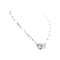 Collier Dinh Van Menottes R.15 - Collier XL en or blanc et diamants 58 Facettes 35223